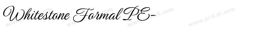 Whitestone Formal PE字体转换